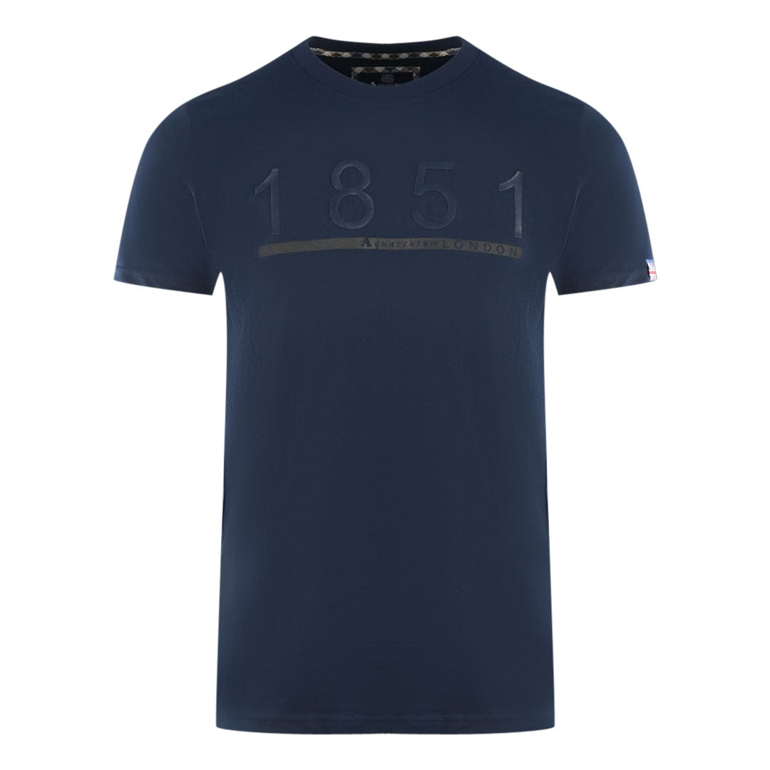 Aquascutum London 1851 Navy Blue T Shirt