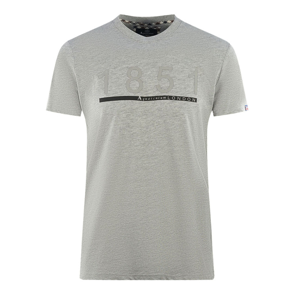 Aquascutum London 1851 Grey T Shirt