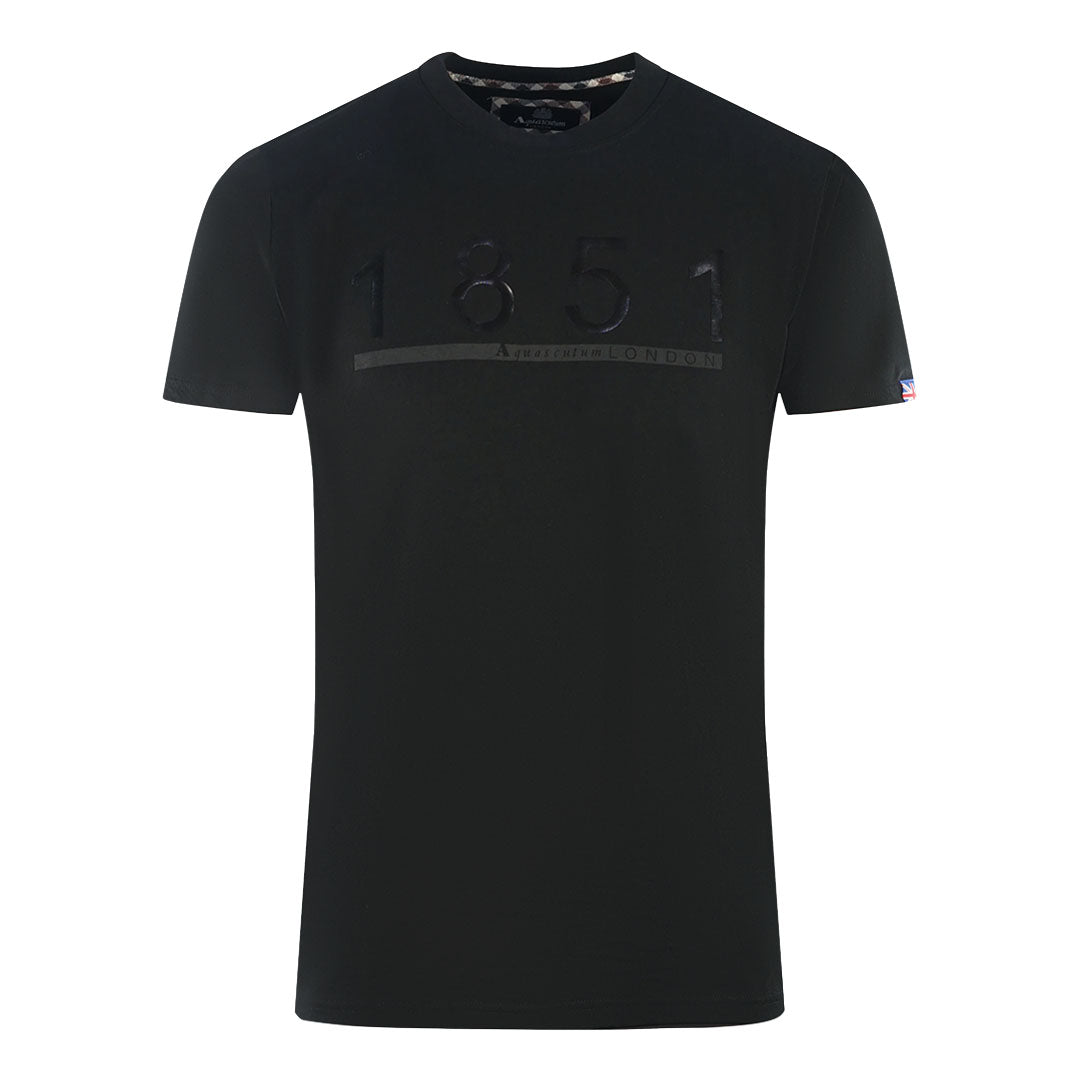 Aquascutum London 1851 Black T Shirt