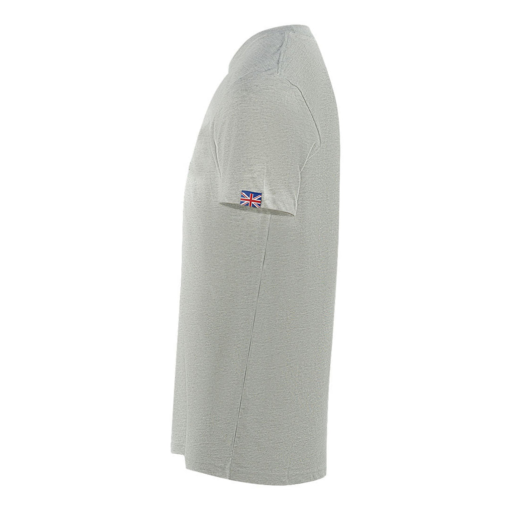 Aquascutum London Embroidered A Logo Grey T Shirt