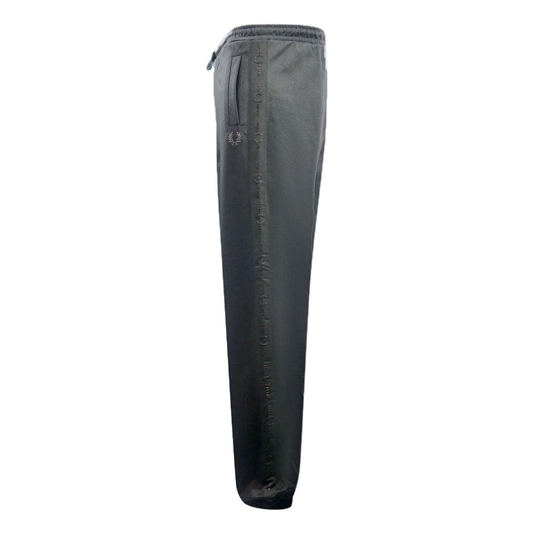 Fred Perry T3512 102 Tonal Tape Black Sweat Pants