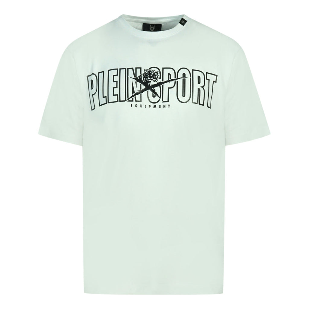 Philipp Plein Sport Bold Branded Logo White T Shirt