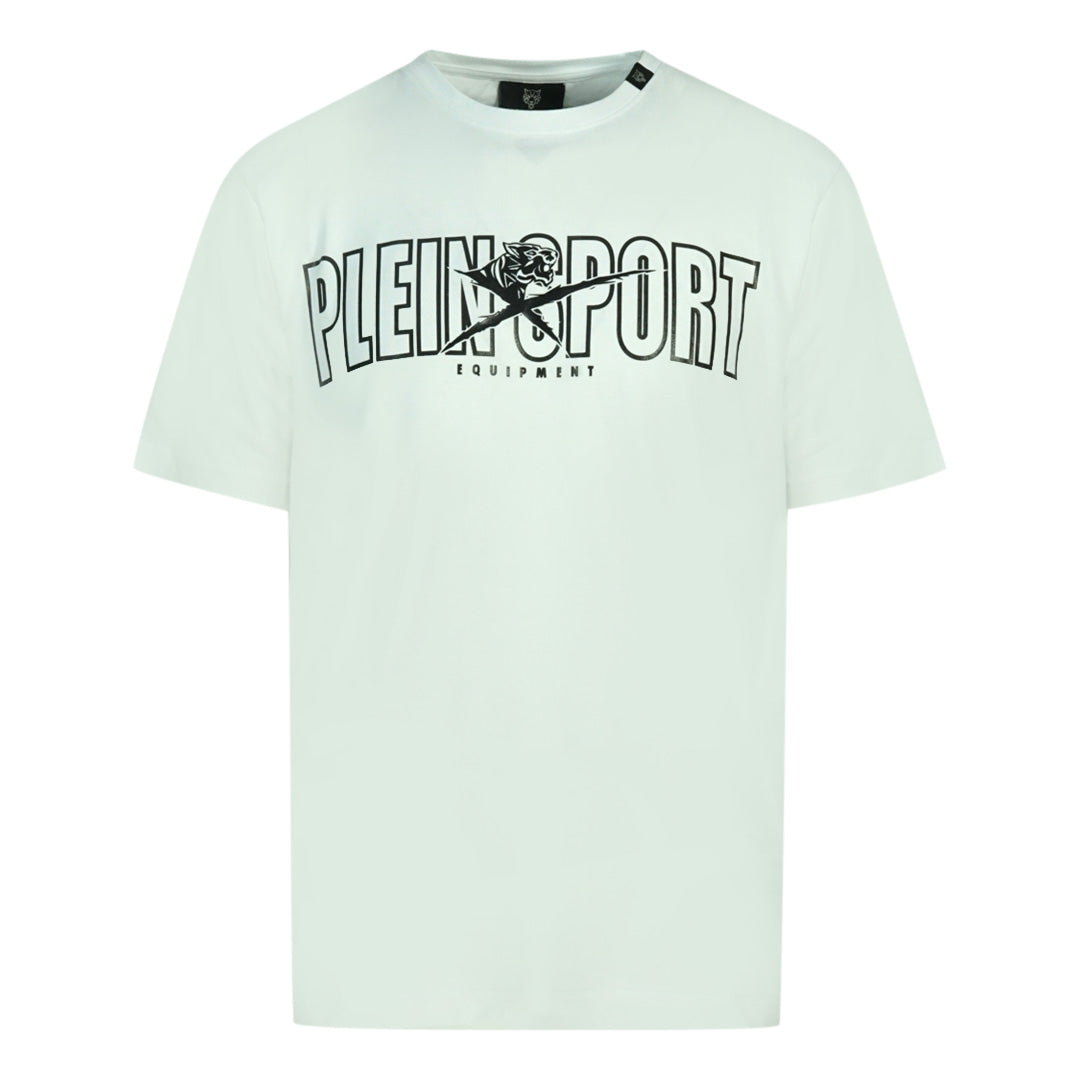 Philipp Plein Sport Bold Branded Logo White T Shirt