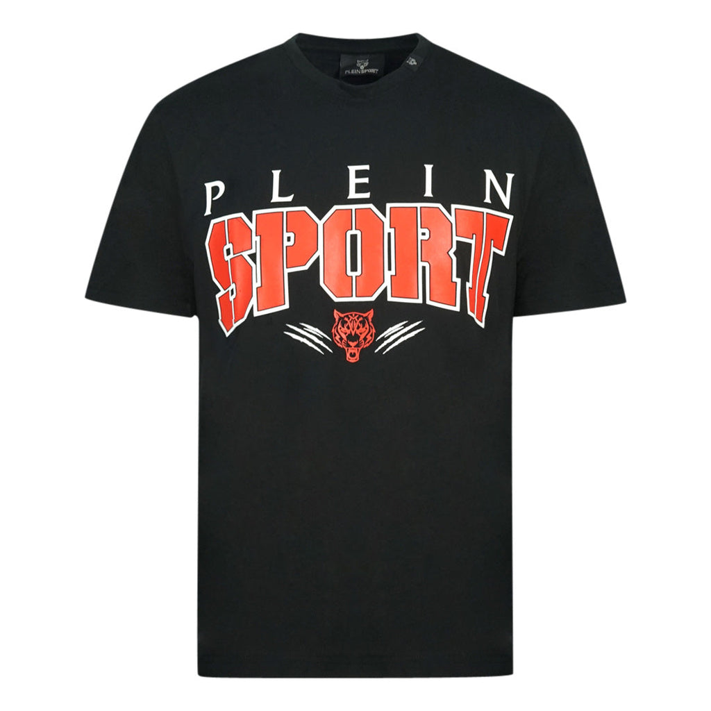 Philipp Plein Sport Bold Sport Logo Black T Shirt