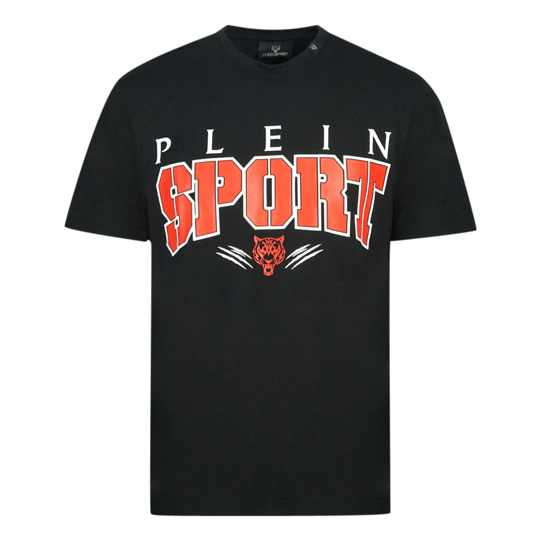 Philipp Plein Sport Bold Sport Logo Black T Shirt