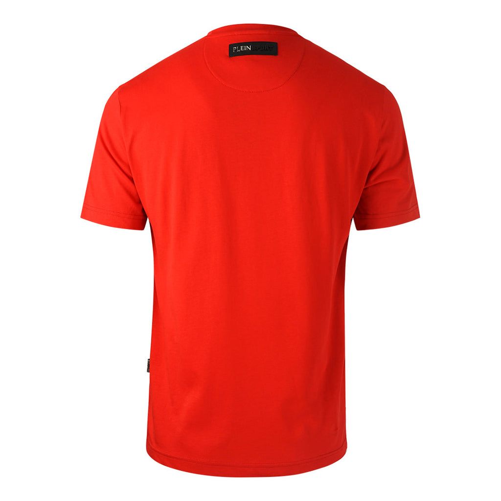 Plein Sport Large Circle Logo Red T Shirt