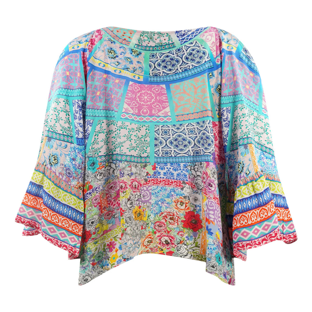 Inoa Tivoli Gardenia 12009 Multicoloured Boho Top Tivoli Gardenia 12009 Boho Top