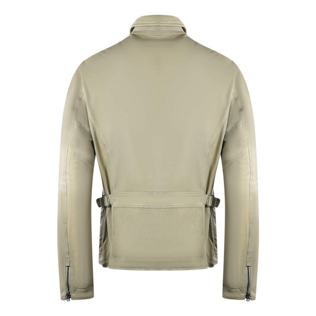 Parajumpers Truman Leather London Fog Beige Leather Jacket Truman Leather 233