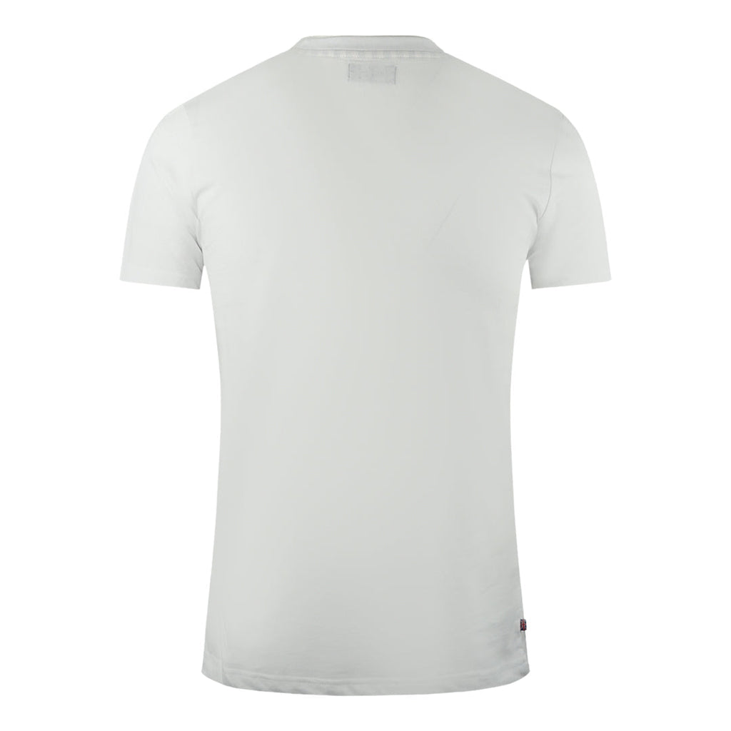 Aquascutum London Aldis Brand Logo White T Shirt Ts002 01 - Style Centre Wholesale