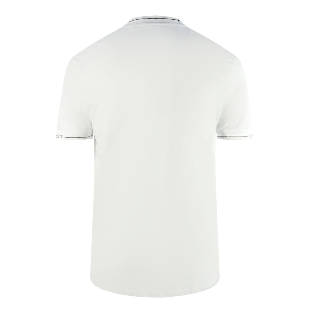 Lyle Scott Ringer White T Shirt