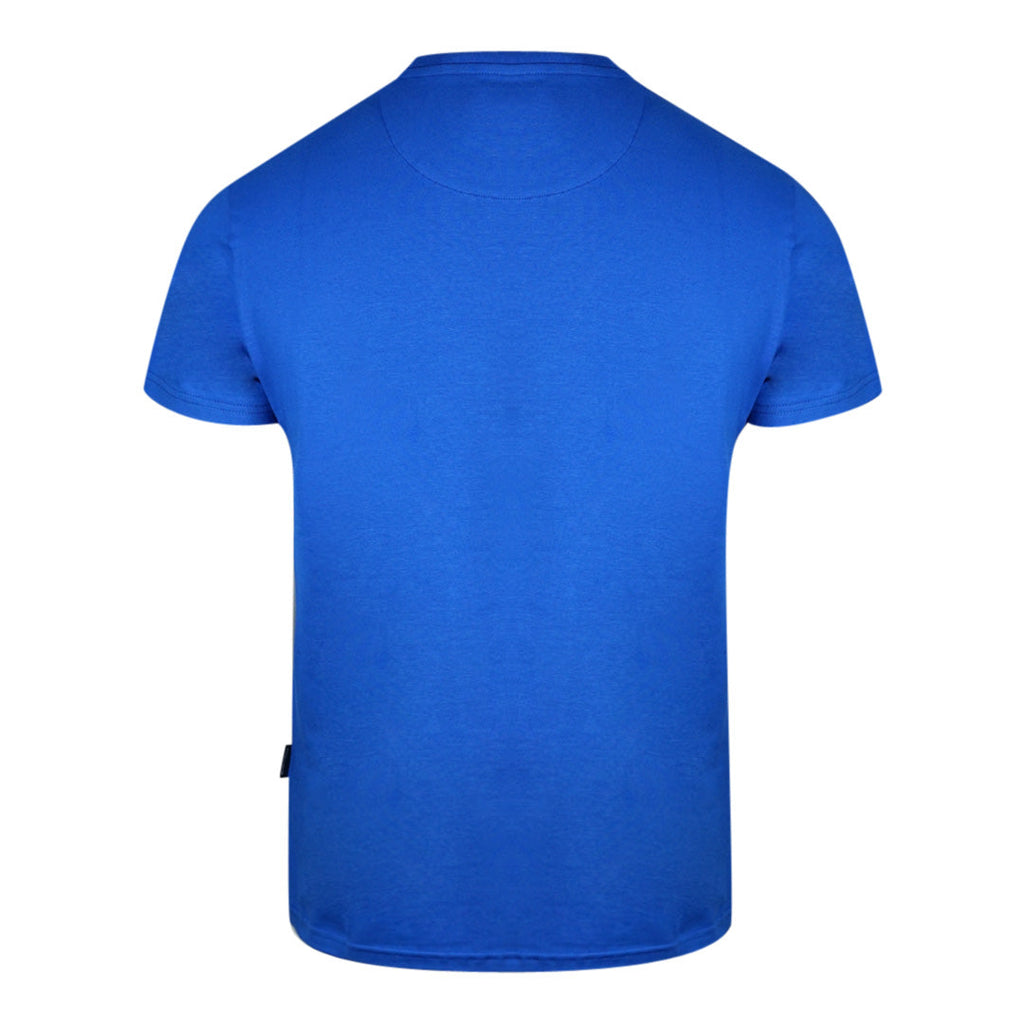 Aquascutum Circle Aldis Logo Blue TShirt TSIA17 81