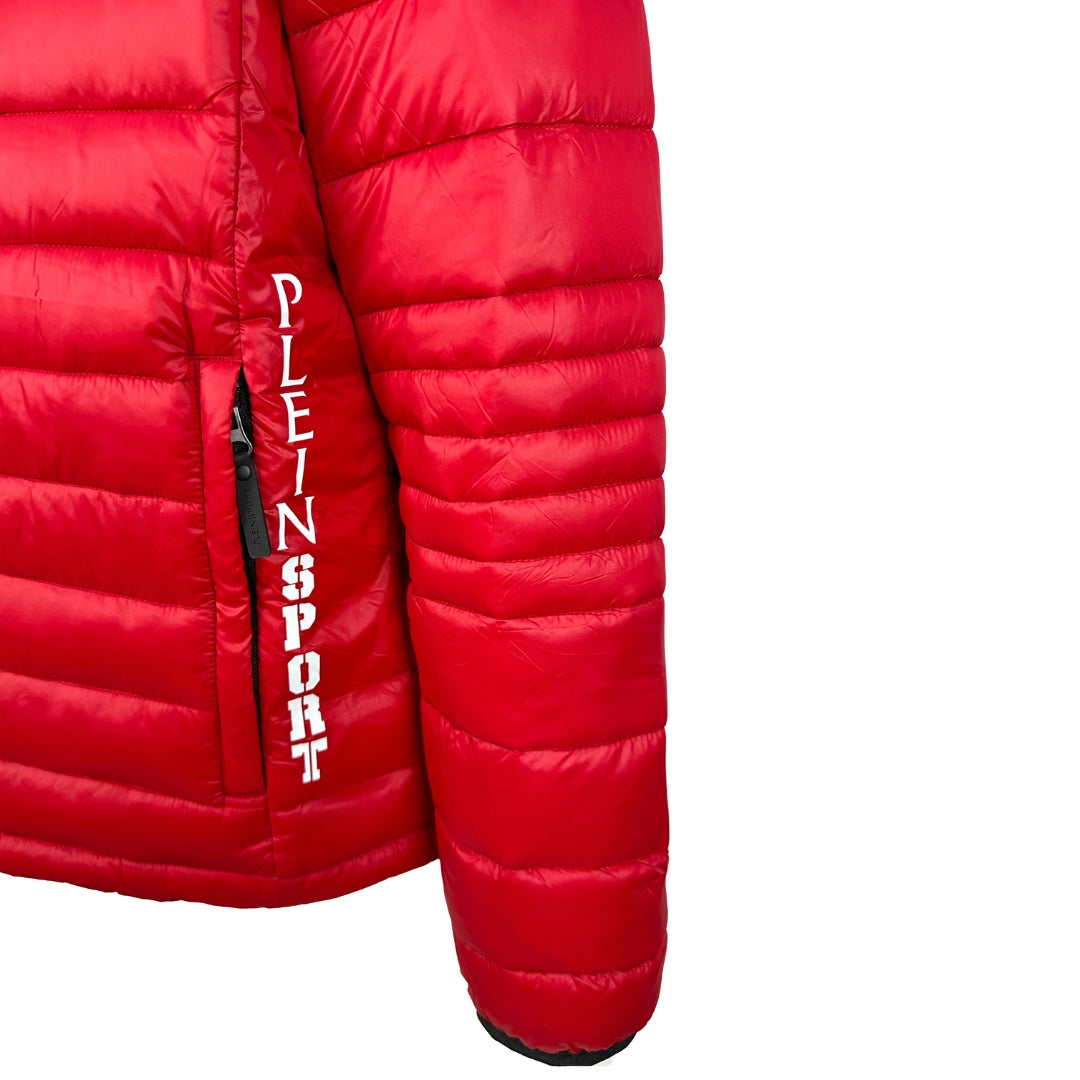 Plein Sport Plain Padded Red Jacket