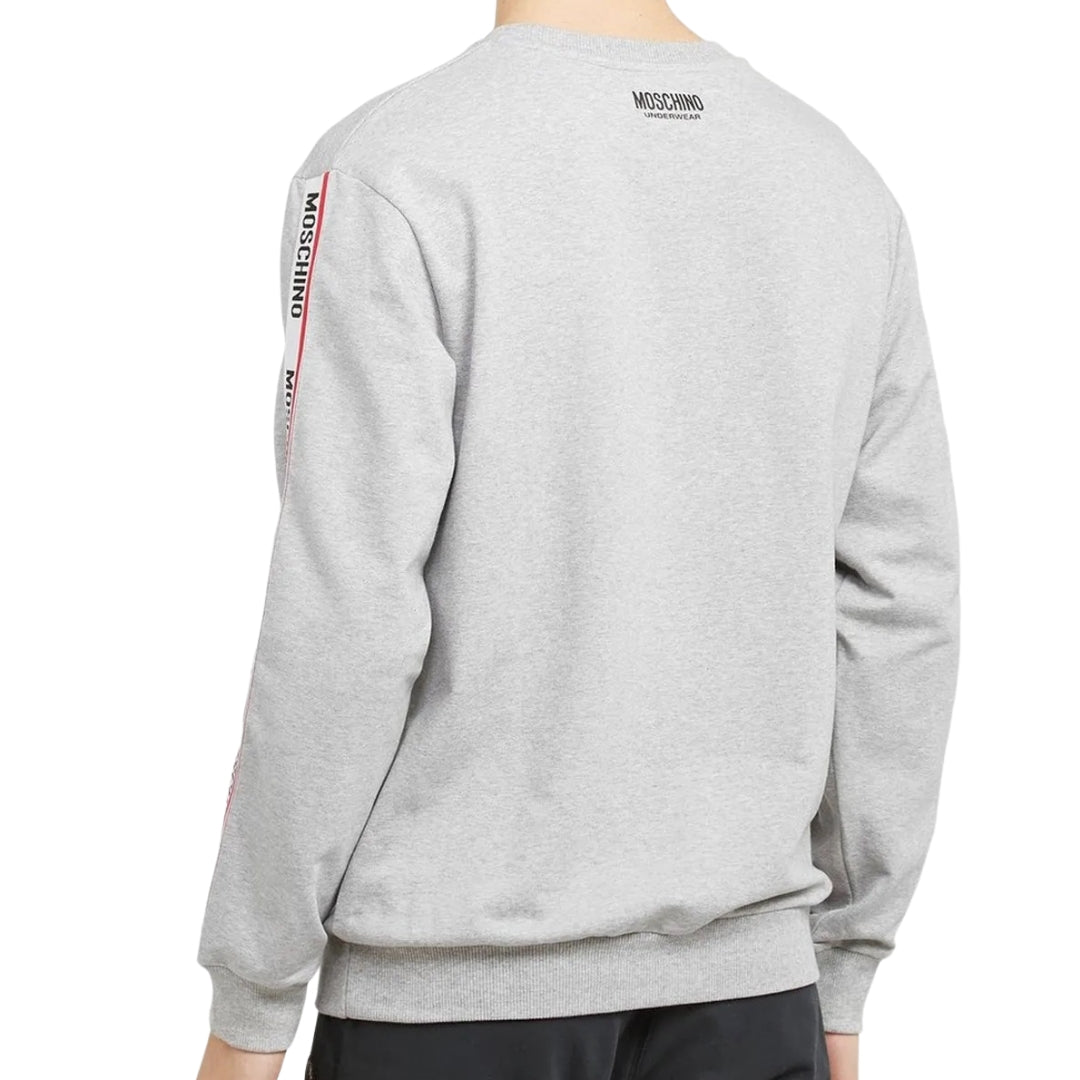 Moschino Tape Logo Grey Jumper V1706 8120 0489