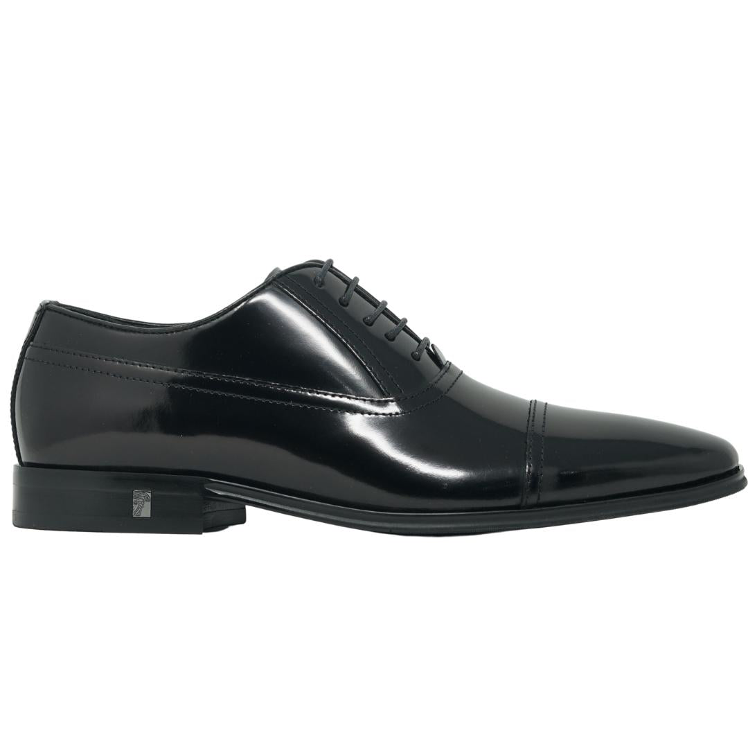 Versace Collection Oxford Leather Black Shoes V90330S Vm00029 V000C