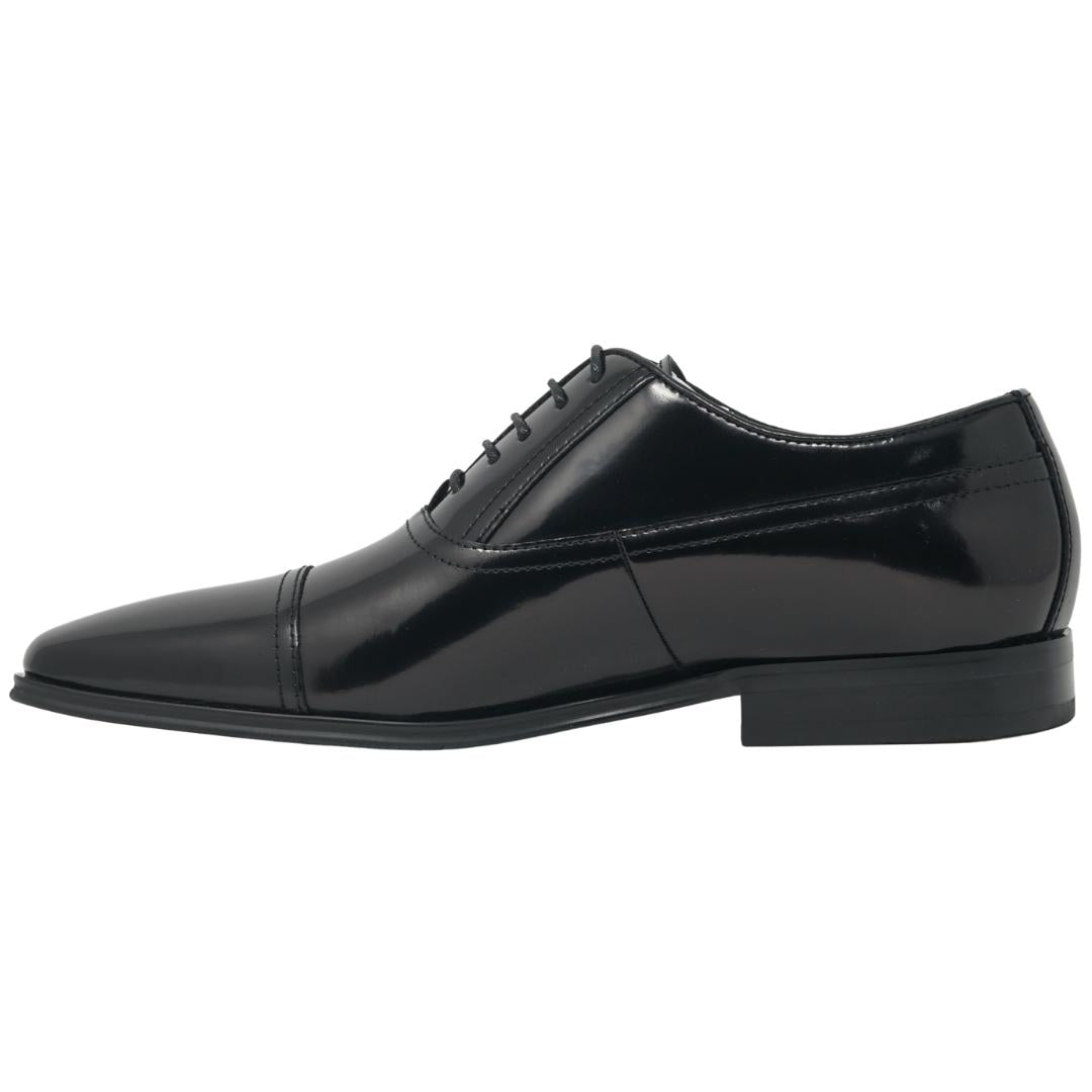 Versace Collection Oxford Leather Black Shoes V90330S Vm00029 V000C