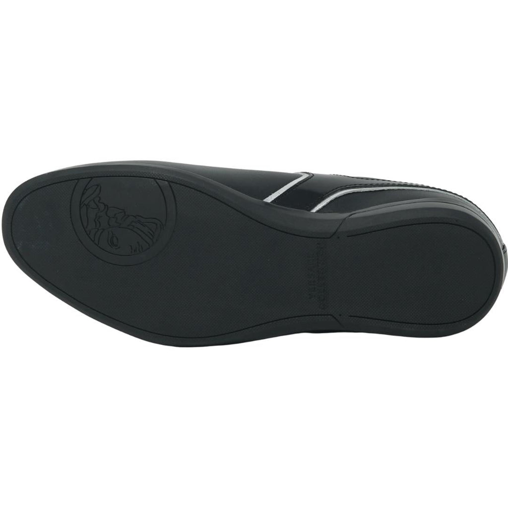 Versace Collection Logo Low Cut Black Sneakers - Nova Clothing