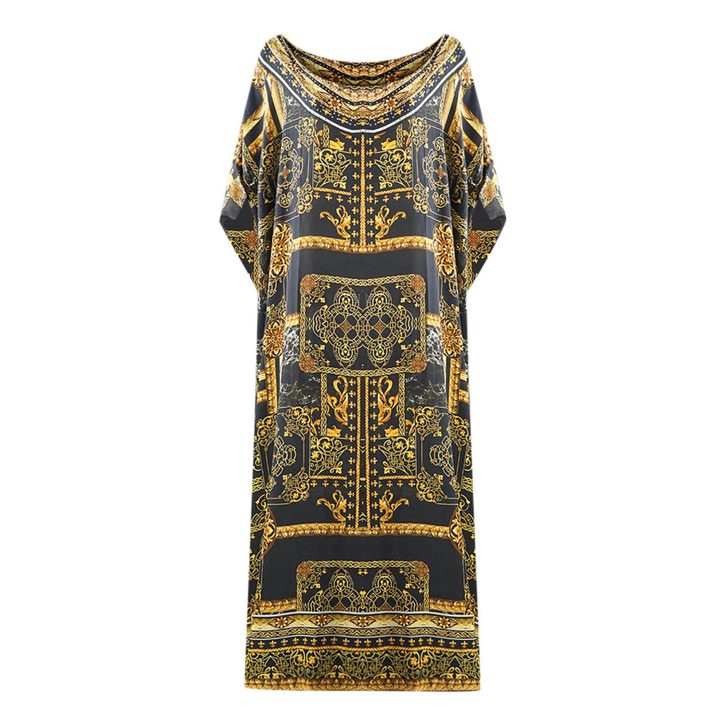 Inoa Verona 1915 Black Box Kaftan Cover Up Verona 1915 Box Kaftan