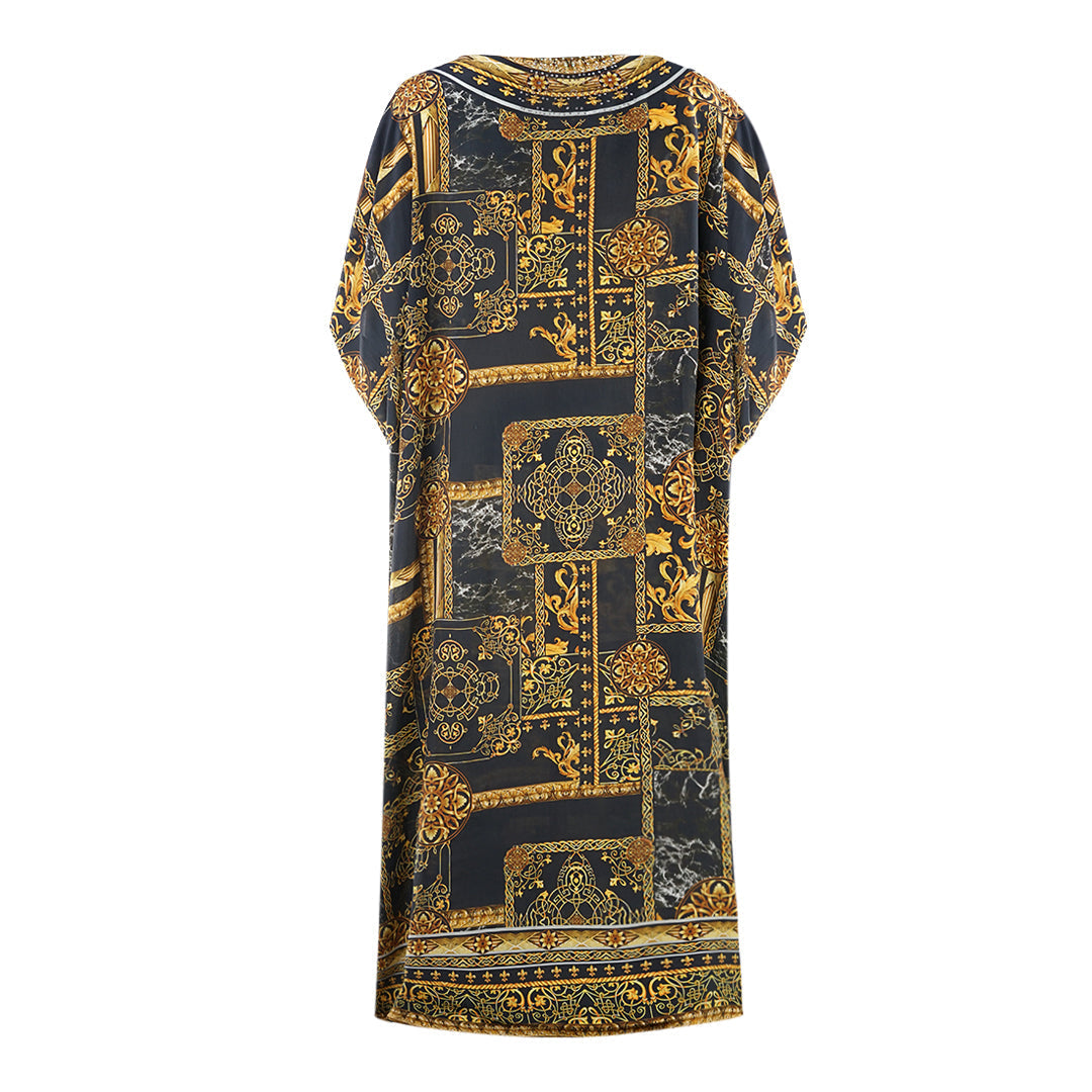 Inoa Verona 1915 Black Box Kaftan Cover Up Verona 1915 Box Kaftan