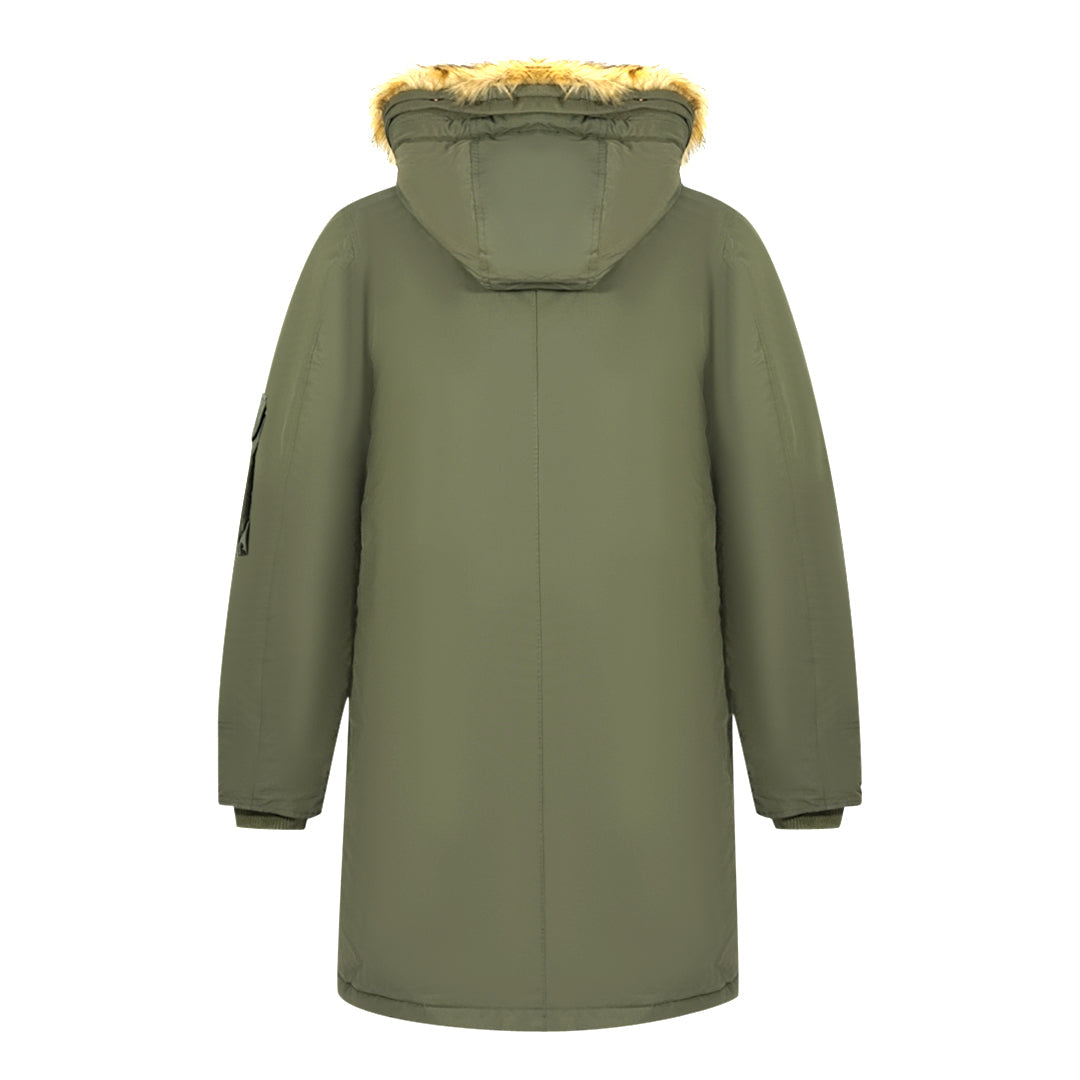 Diesel W Colby 21 Green Hooded Parka Jacket W-Colby-21 5FX