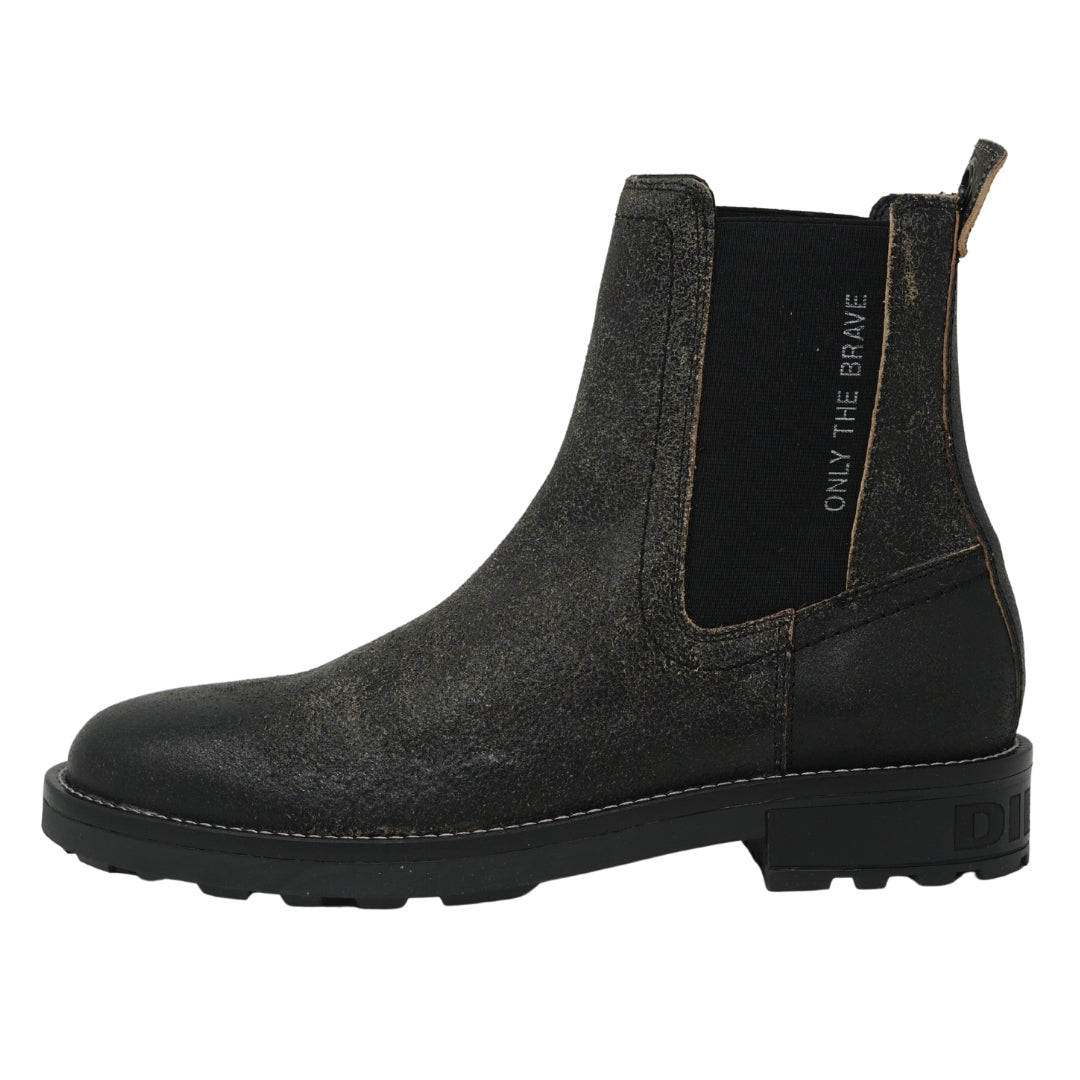 Diesel D Throuper Cb Black Ankle Boots Y02022 PS994 T8013