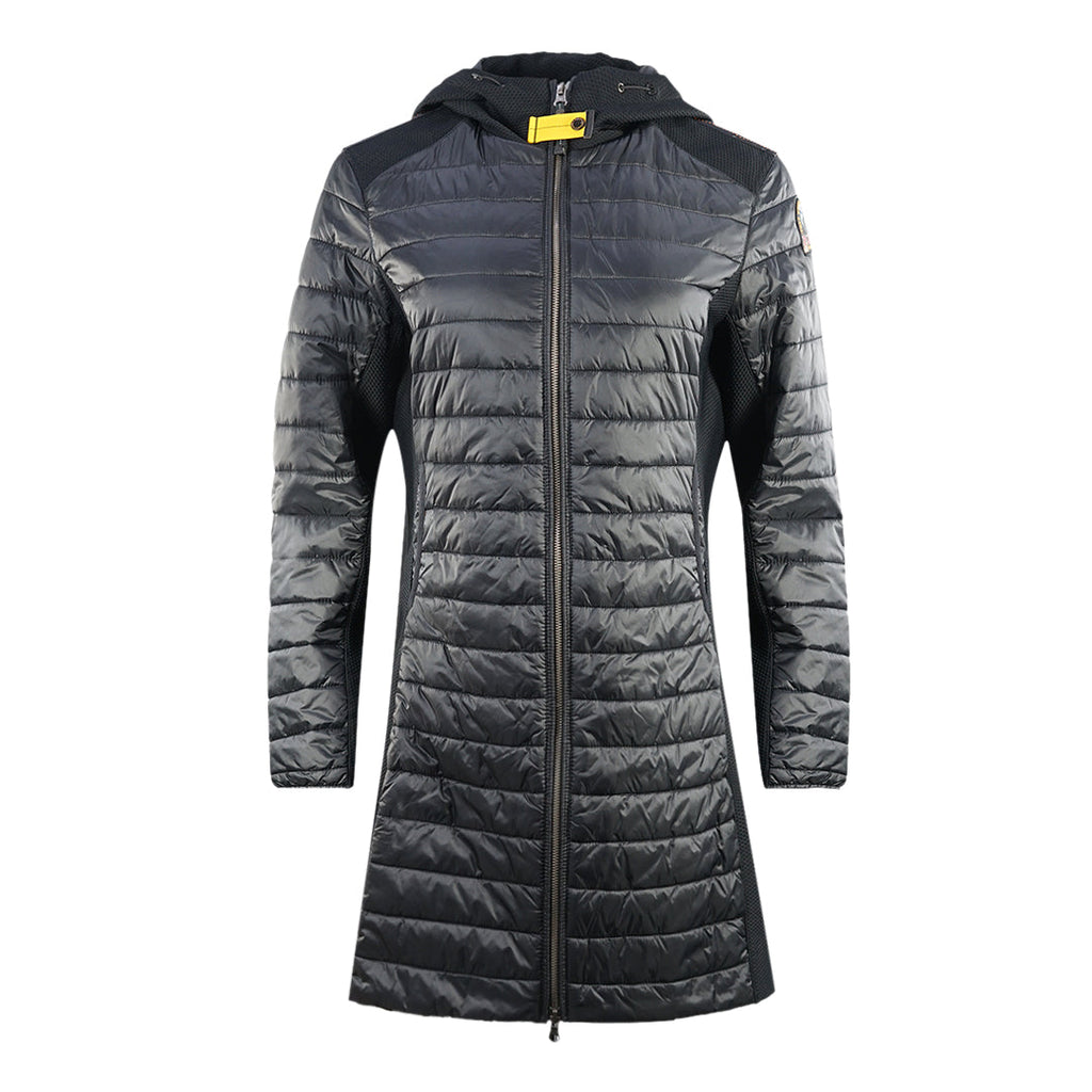 Parajumpers Yasmine Black Hooded Padded Jacket